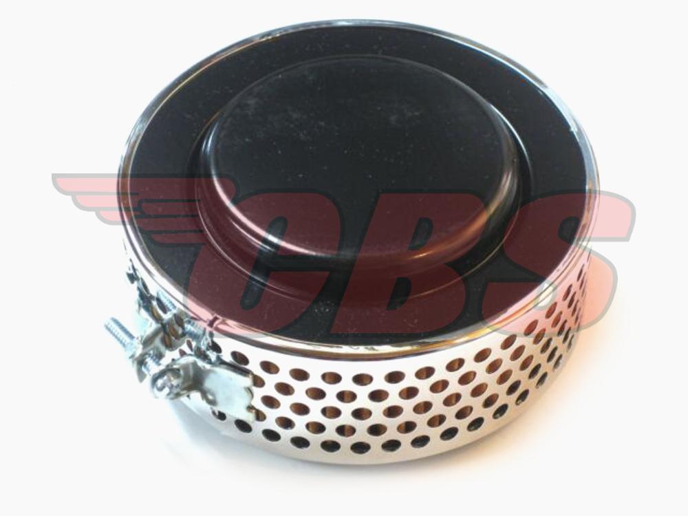 Amal Center Mount Air Filter - Internal Threads - Dished Back