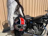 Side Picture Of Motorcycle Purse Helmet